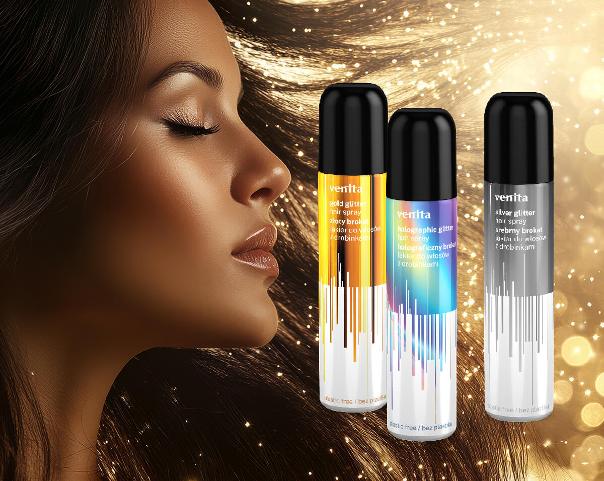 Glitter-Haarspray Venita